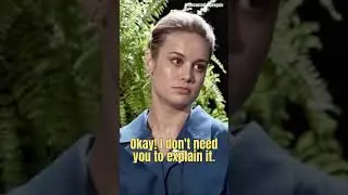 Is your real name Gorgonzola? | Brie Larson at Between Two Ferns |@FunnyOrDie| #shorts #hollywood