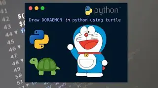 Draw Doraemon in Python using Turtle