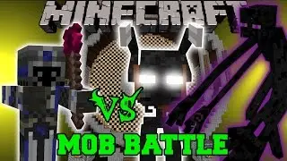 DARK MAGE VS MUTANT ENDERMAN & MORBID HARVESTER - Minecraft Mob Battles - Mods