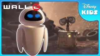 WALL-E Meets EVE! 🚀 | WALL-E | Disney Kids
