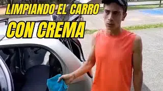 APLICANDO CREMA EN EL CARRO ¿ SERA QUE SIRVE ?