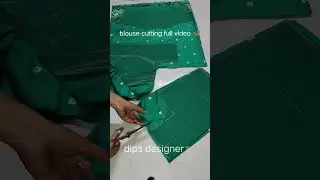 Blouse cutting full video 🦋🧿🤍 check out this one new 🤩