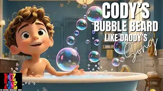 Cody's Bubble Beard Like Daddy's Song | Kidz Zone| Robert Batchelor