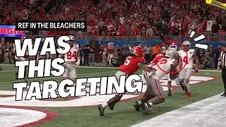 Was Marvin Harrison TARGETED in the Peach Bowl? | Ref in the Bleachers