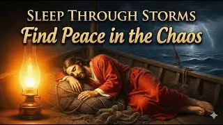 Sleeping Story | Trapped in a Storm with Jesus: Why He Can Sleep While You Panic | Episode 1