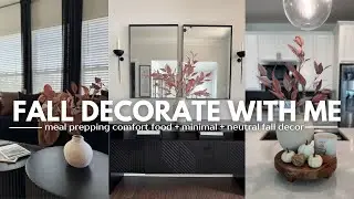 FALL DECORATE WITH ME | MEAL PREPPING HEALTHY COMFORT FOOD | UPDATING THE MAN CAVE | MARSH FOREVER