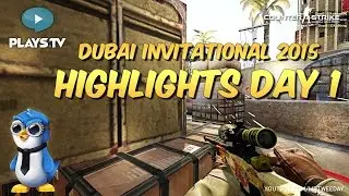 CS:GO - Dubai Invitational Day #1 (Highlights)