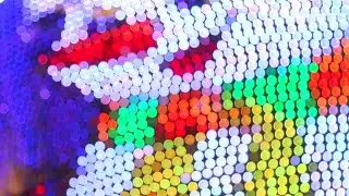 Colorful Light Show Stock Video