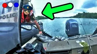 STOPPED By COPS While FISHING! - Fishing Montreal