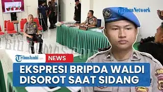 Ekspresi Bripda Waldi Disorot Saat Dipecat dari Polri, Pelaku Bunuh Dosen di Bungo