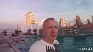 Таиланд 🇹🇭 отель C-VIEW RESIDENCE 🏗️🏢🏬 вид с крыши отеля 🌅 #ВидеоЗапискиМихалыча