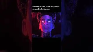 Evil Miles Morales Scene in Spiderman Across The #Spiderverse. #spiderman#milesmorales#marvel#shorts