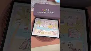 iPad digital planning 💗 asmr digital plan with me | goodnotes digital planner
