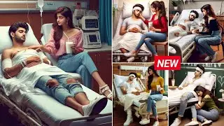 Create 3D Ai Boy sleepng with Hospital bed Bing image creator 2024 | Couple photo editing tutorial