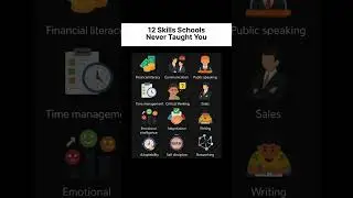 Essential Skills for Success: What School Missed #lifeskills #personaldevelopment #successtips#yt