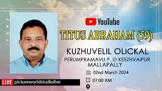 TITUS ABRAHAM (59) FUNERAL LIVE