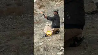 9mm pistol firing