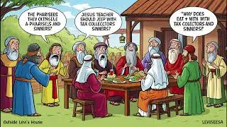 Jesus Calls Levi and Eats with Sinners Bible For Kids