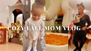COZY FALL MOM VLOG 🍂 BAKED ZITI, SHOPPING, AND ALDI RESTOCK