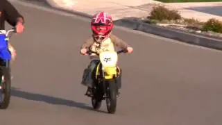 Liam riding fast