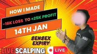 #14th  Jan🔥Option Trading Live | NIFTY, BANK NIFTY and SENSEX Live Trading by Mighty Scalper