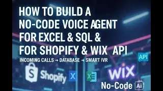 How to Build a No-Code Voice AI Agent for Shopify & Wix | Auto Calls &rarr; Database &rarr; Smart IVR