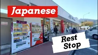 Japanese Tollway Rest Stop (Parking/Service Area) in Yokohama Japan