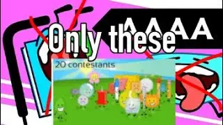 BFB 3 but it’s only the original 20 contestants