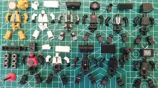 LEGO skibidi toilets minifigure | tvman, speakerman, cctvman, clockman | unofficial lego
