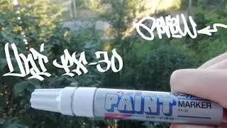 Uni Paint PX-30 Silver. Review with Besk. Very good chrome marker.