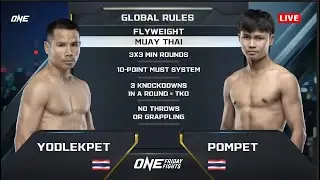 Yodlekpek vs Pompet | ONE Championship
