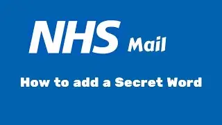 How to set up secret word for your NHS account