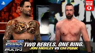 WWE Here Comes the Pain 2K25 Mod Gameplay | Jon Moxley vs CM Punk – AEW Dynamite Arena Special