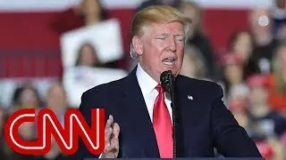 Trump rips media at campaign-style rally in Michigan