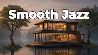 3 Hours of Smooth Jazz Instrumental Tropical Pool and Waterfall Ambiance for Relaxation