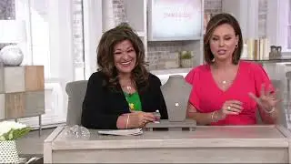 Diamonique Spinning Flower Ring or Pendant, Sterling Silver on QVC