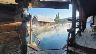 Burgdorf Hot Springs- IDAHO- Snow tracks required! 22 miles deep to the best kept secret in Idaho