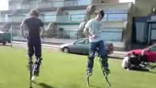 Sid and Sam on projumps