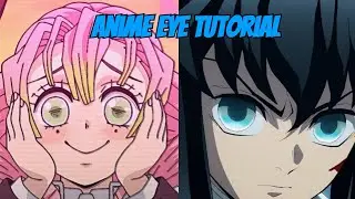 Step-by-Step Tutorial on Drawing Anime Eyes 👁️✨