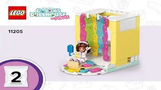 LEGO instructions - Gabby's Dollhouse - 11205 - Sweet Treat Mountain & Kitty Garden (Book 2)