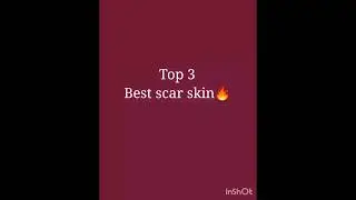 TOP 3 BEST SCAR GUN SKIN IN FREE FIRE 💀🔥#shortvideo #freefire #likeandsubscribe
