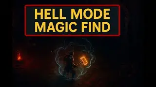 Diablo 2 Resurrected Hammerdin build gameplay in hell mode magic find