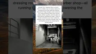 THE SECRET UNDERGROUND CITY BENEATH DISNEY WORLD 🏰🕳️ #disneyworld #historyfacts #ushistory