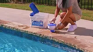 Sanitize Pool Water with MAXBlue&reg; 3&rdquo; Tablets:  Pool Time&reg;