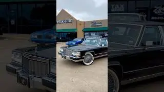 BROUGHAM ON SPOKES AND VOGUES AT TRAPPY SUNDAYS 🔥🔥🔥 #spokesandvogues #cadillac #brougham