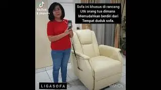 Sofa reclining orang tua lift chair type Iwen merk Ligasofa