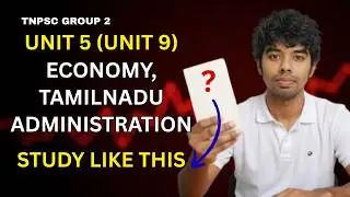 How to study economy & development administration in Tamilnadu ? | unit 5 | TNPSC | Group 2