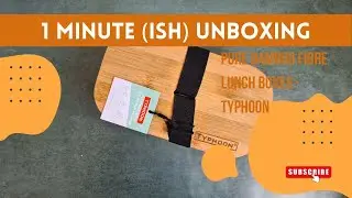1 Minute ( ish) Unboxing | Pure Bamboo Fibre Lunch Boxes - Typhoon