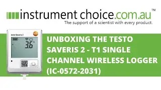 Unboxing the Testo Saveris 2 - T1 Single Channel Wireless Logger (IC-0572-2031)