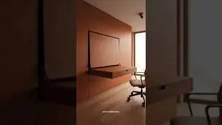 Space-Saving Hidden Desk for Your Office!